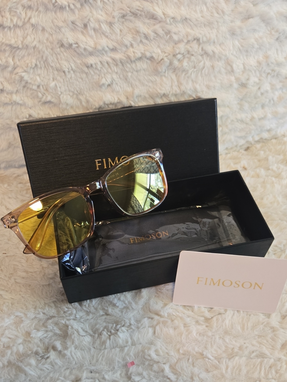 Night Vision Glasses Yellow Lens Sunglasses